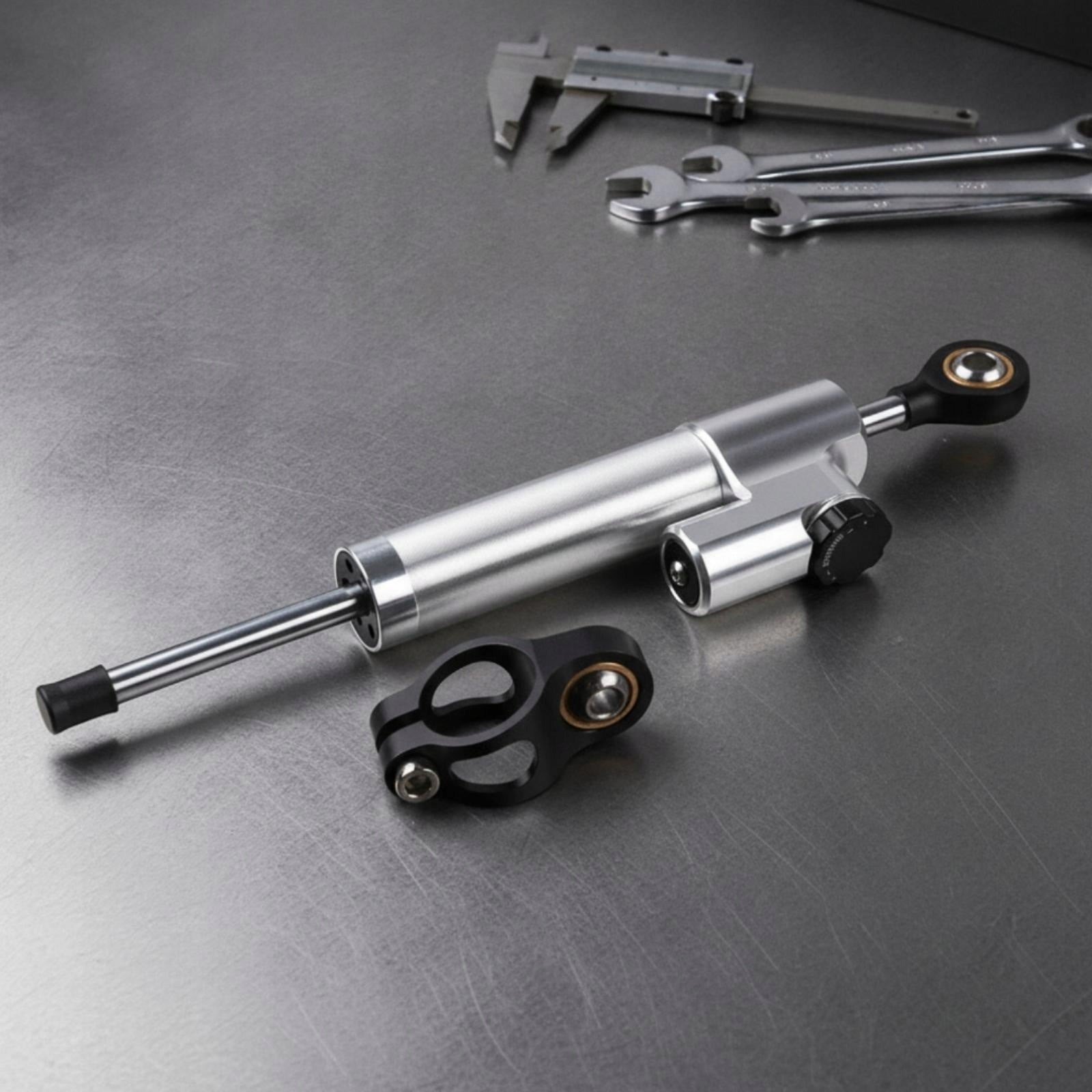 Motorcycle Steering Damper Heavy Duty Motorcycle Steering Gold Black Packaging status original