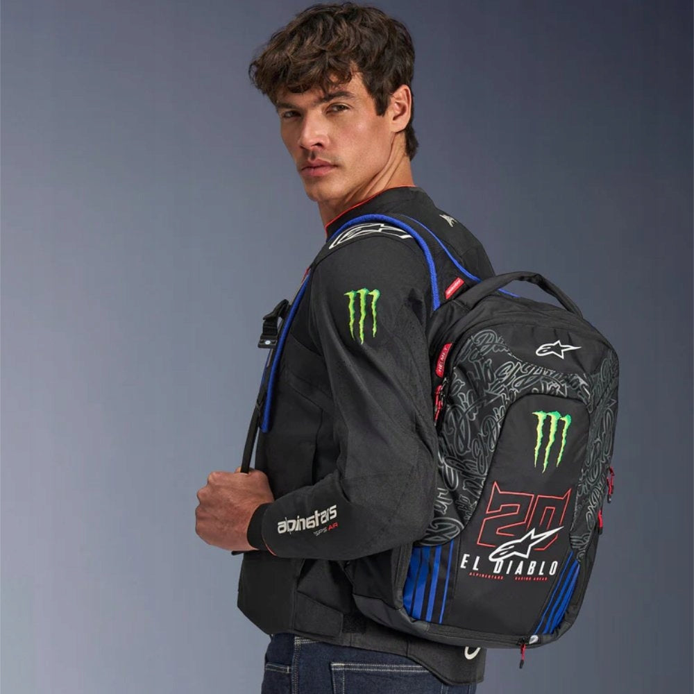 Motorcycle backpack ALPINESTARS FQ20 CITY HUNTER V2 MONSTER BLACK/RED/FLUO/B Manufacturer Alpinestars