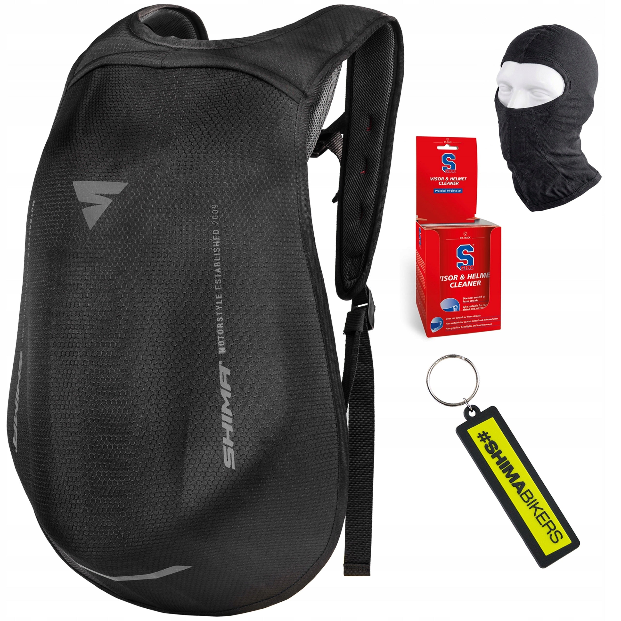 Motorcycle backpack | SHIMA AYRO | aerodynamic for laptop 24L + FREEBIES