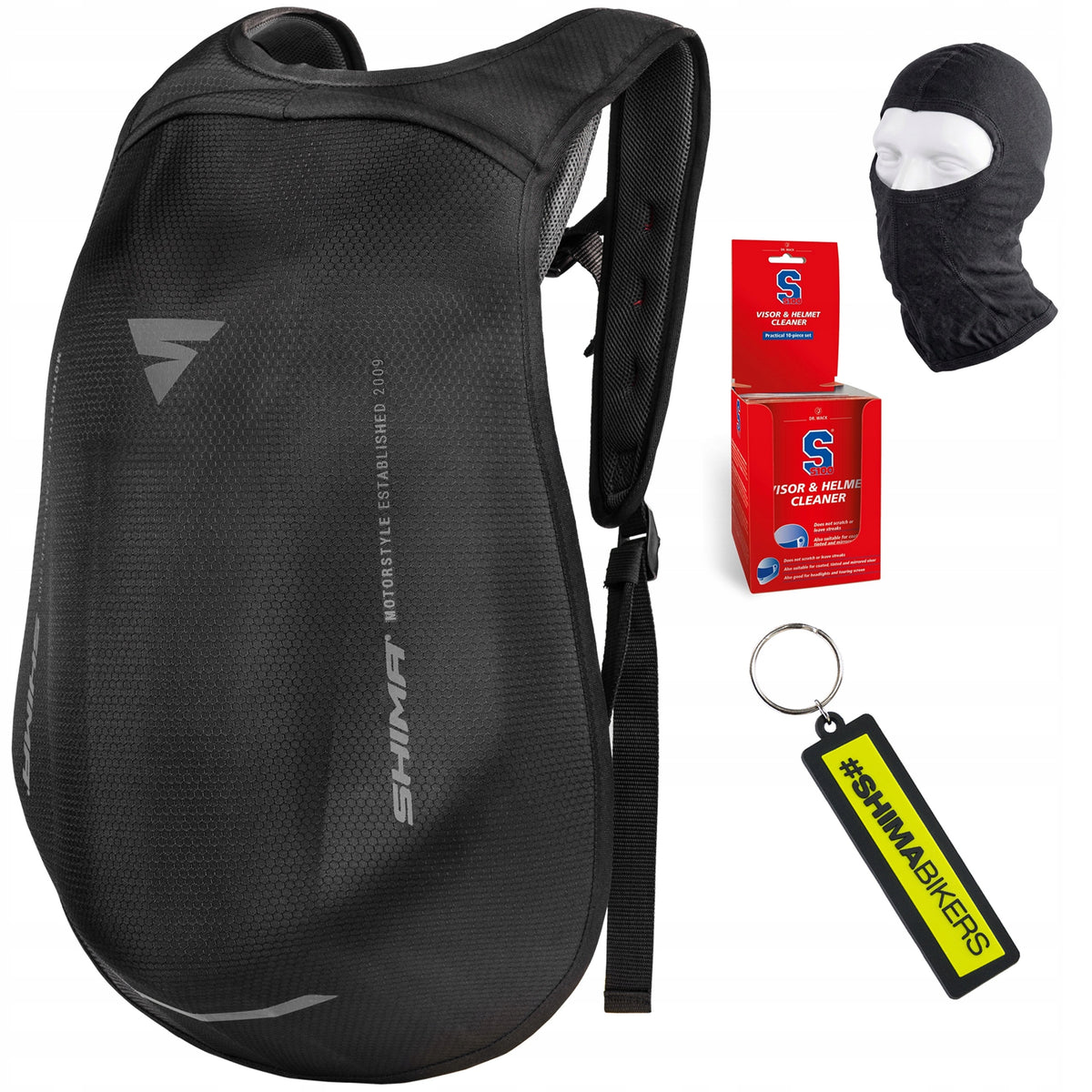 Motorcycle backpack | SHIMA AYRO | aerodynamic for laptop 24L + FREEBIES