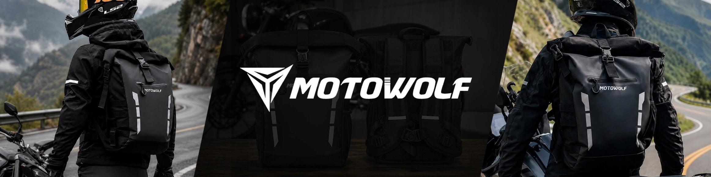 Motorcycle backpack waterproof 20L for motorbike sports bike roomy bag Manufacturer's catalog number Plecak motocyklowy 20L