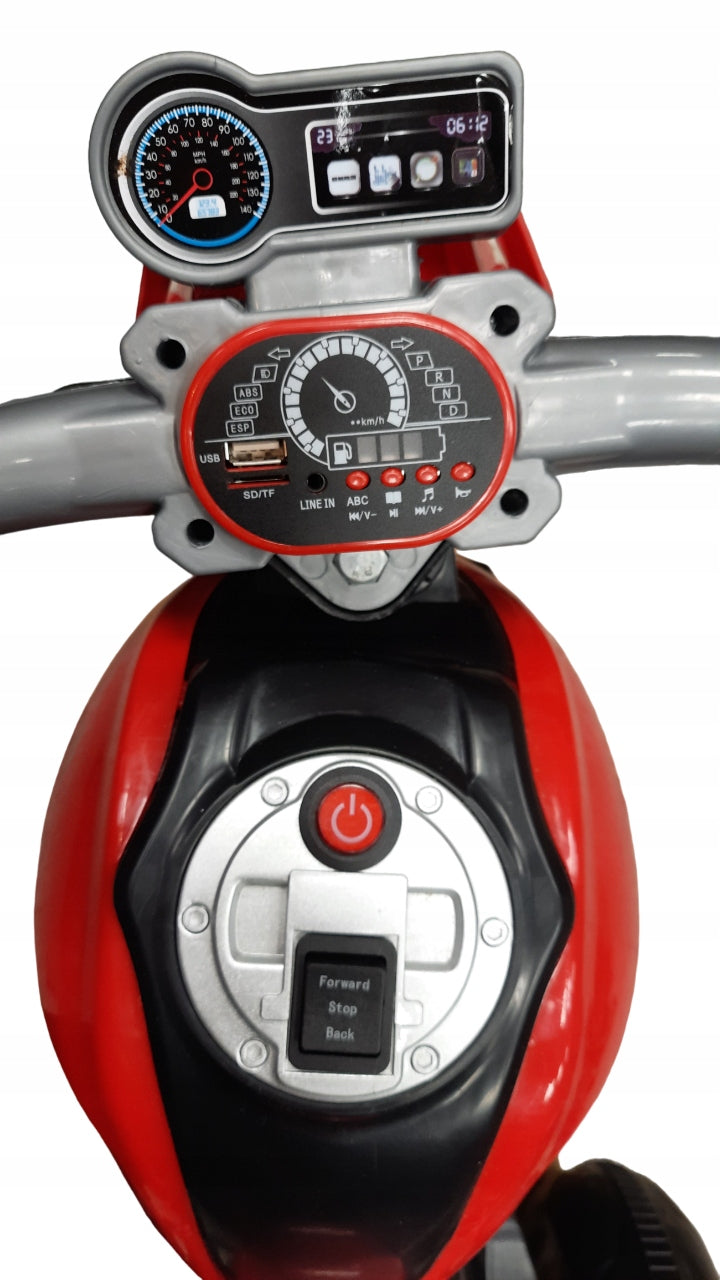 Motorcycle battery for children 6V 4,5 A red Manufacturer code 5901783413627