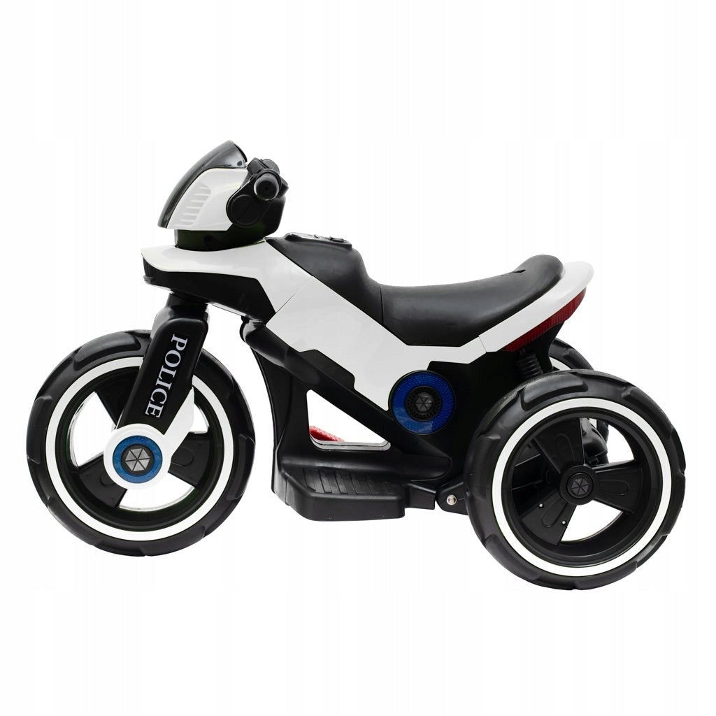 Motorcycle battery for children Baby Mix POLICE white Packaging status original