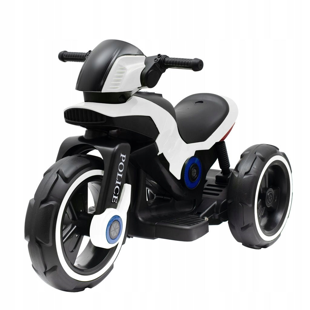Motorcycle battery for children Baby Mix POLICE white