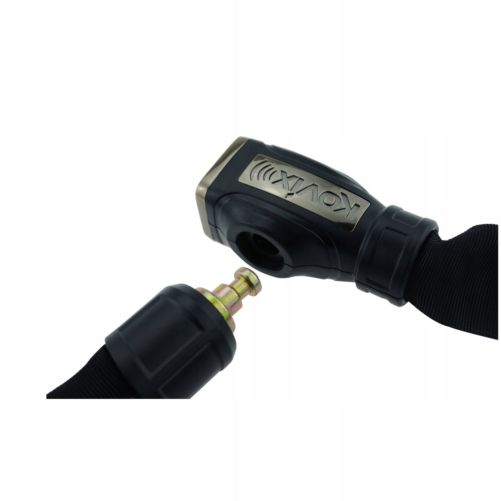 Motorcycle chain WITH ALARM KOVIX KCL8-120 Kind chain