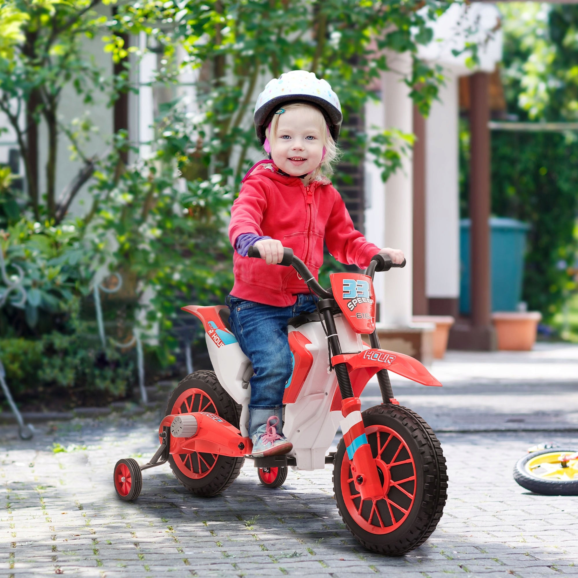 Motorcycle for Children 3+ on Battery Electric Vehicle Motor 3-8 km/h Brand Homcom