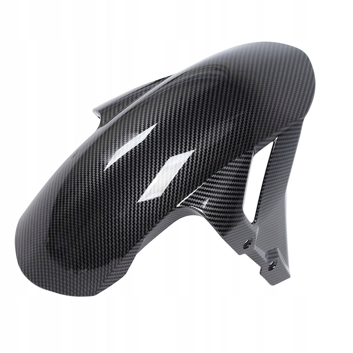 Motorcycle front mudguard carbon fiber pattern BL resistance
