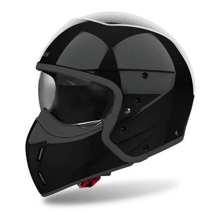 Motorcycle helmet AIROH J110 COLOR BLACK GLITTER black FREEBIES Manufacturer Airoh