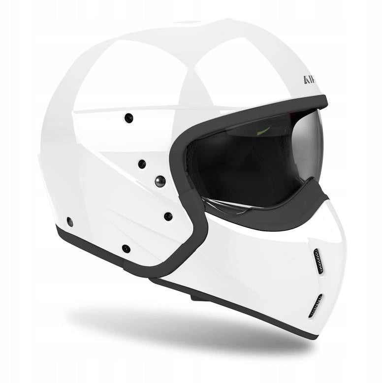 Motorcycle helmet AIROH J110 COLOR WHITE GLOSS white FREEBIES Manufacturer Airoh