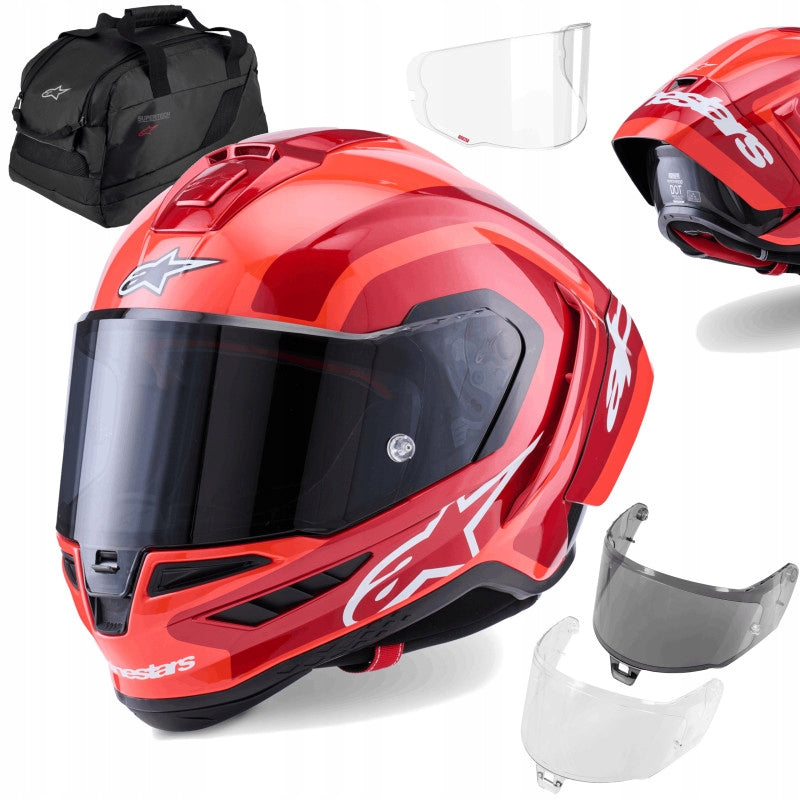 Motorcycle helmet Alpinestars Supertech R10 Arius carbon FIM Pinlock 120 XXL