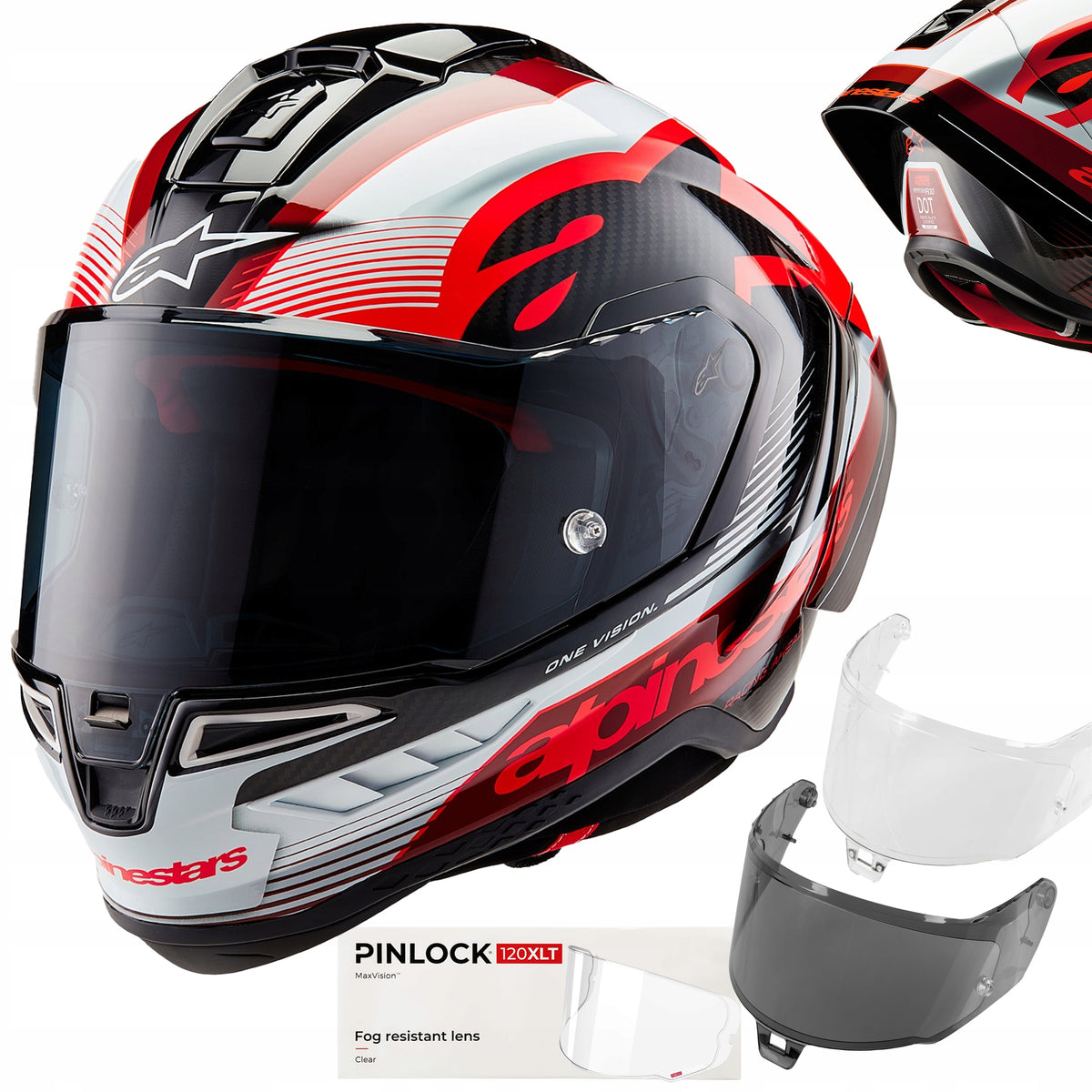 Motorcycle helmet Alpinestars Supertech R10 r.XL carbon glass pinlock MotoGP