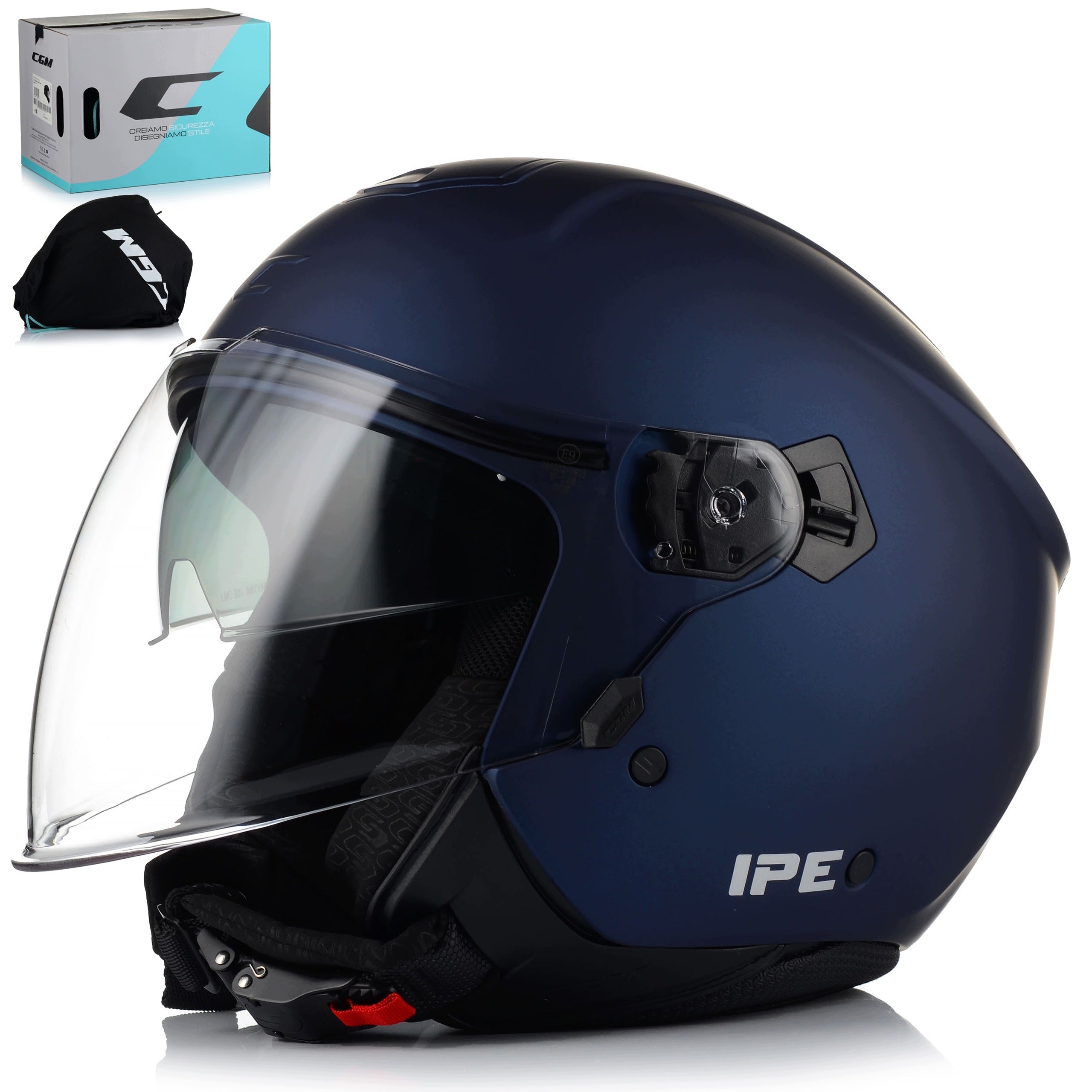 Motorcycle helmet | CGM 126A | open scooter chopper light 22.06 + BLENDA