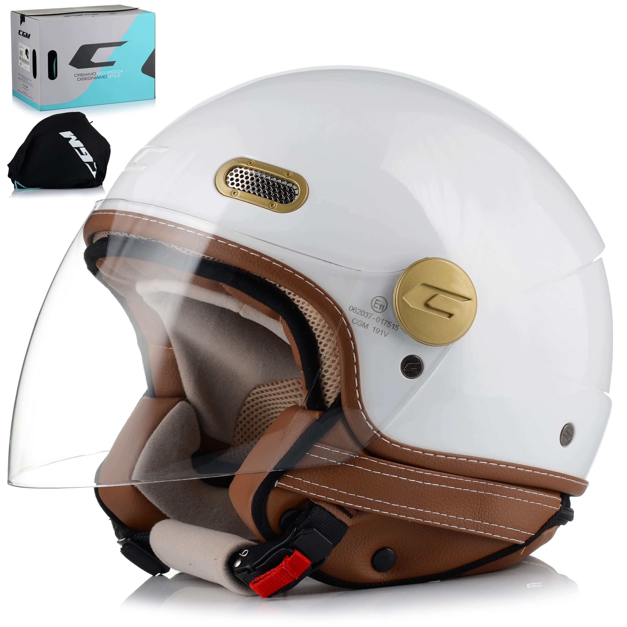 Motorcycle helmet | CGM 191 PIX | open lightweight scooter chopper ECER 22.06