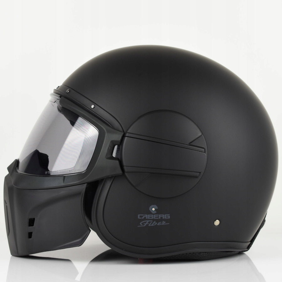 Motorcycle helmet Caberg Ghost X Solid black mat size L Packaging status original