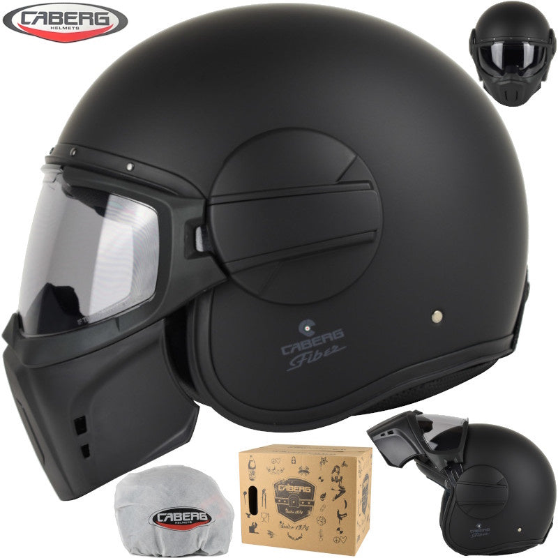 Motorcycle helmet Caberg Ghost X Solid black mat size L