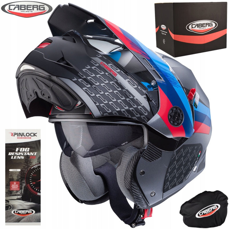 Motorcycle helmet Caberg Tourmax X Sarabe grey matt/black/colors BMW ros. XL