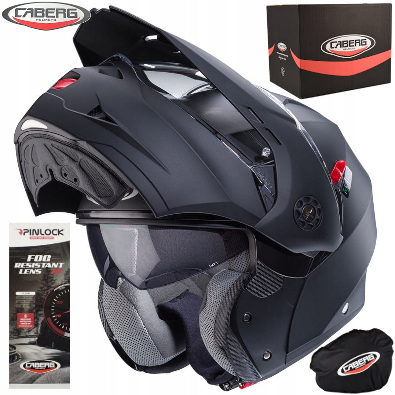 Motorcycle helmet Caberg Tourmax X Solid black mat size XL