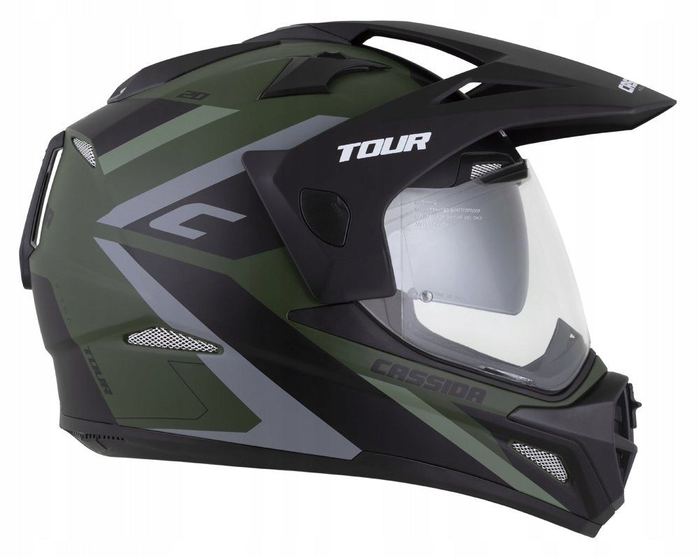 Motorcycle helmet Cassida Tour 2X-TRA blend Pod Pinlock intercom ECE22.06 M Packaging status original