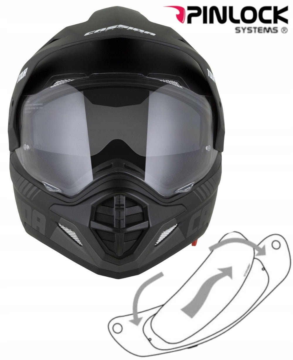 Motorcycle helmet Cassida Tour 2XTRA blend under Pinlock intercom ECE-2206 XS Manufacturer's catalog number 2197-XS NA QUAD Z SZYBA