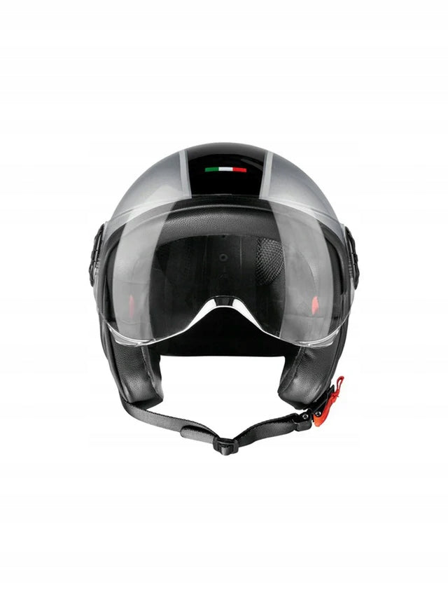 Motorcycle helmet Crivit XL silver Manufacturer CRIVIT