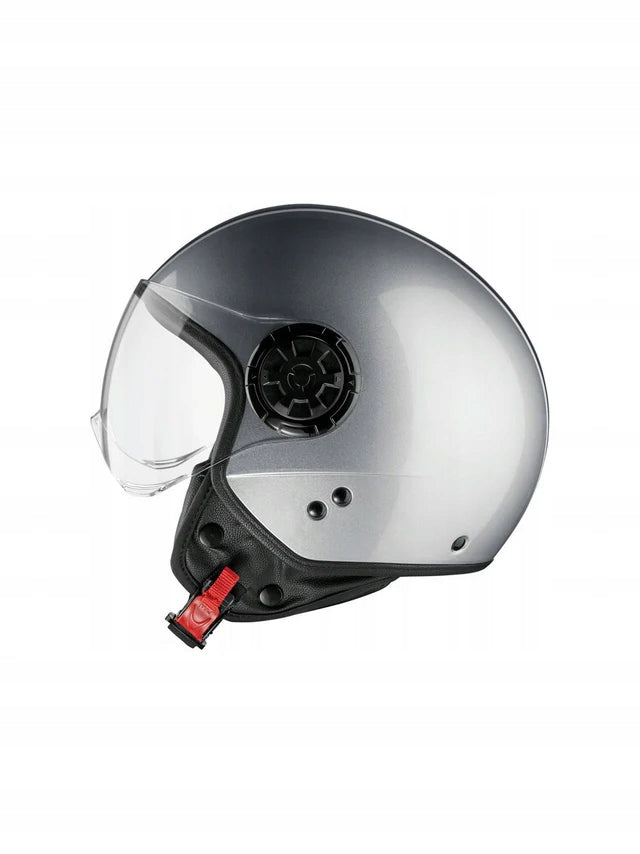 Motorcycle helmet Crivit XL silver