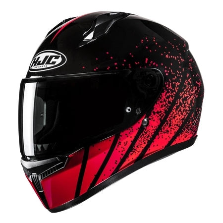 Motorcycle helmet HJC C10 HAVEN BLACK/RED black red FREEBIES Manufacturer's catalog number C10_HAV-MC1_M