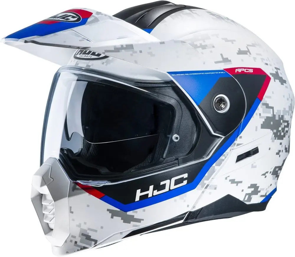 Motorcycle helmet HJC C80 Bult White/Red/Blue r. XL