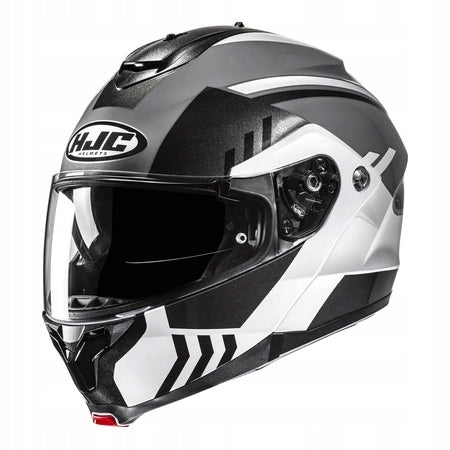 Motorcycle helmet HJC C91N KAON BLACK/WHITE black white FREEBIES Size L