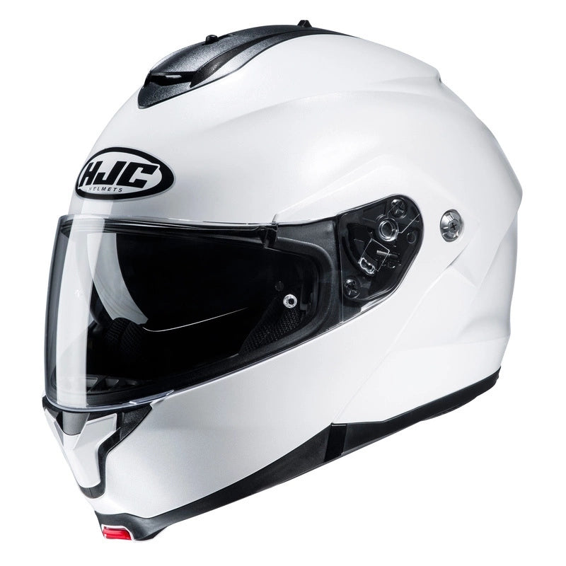 Motorcycle helmet HJC C91N PEARL WHITE white FREEBIES