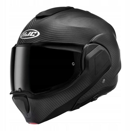Motorcycle helmet HJC F100 CARBON MATTE BLACK black mat FREEBIES Size M