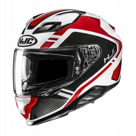 Motorcycle helmet HJC F71 TOZZ WHITE/RED white red FREEBIES Manufacturer HJC