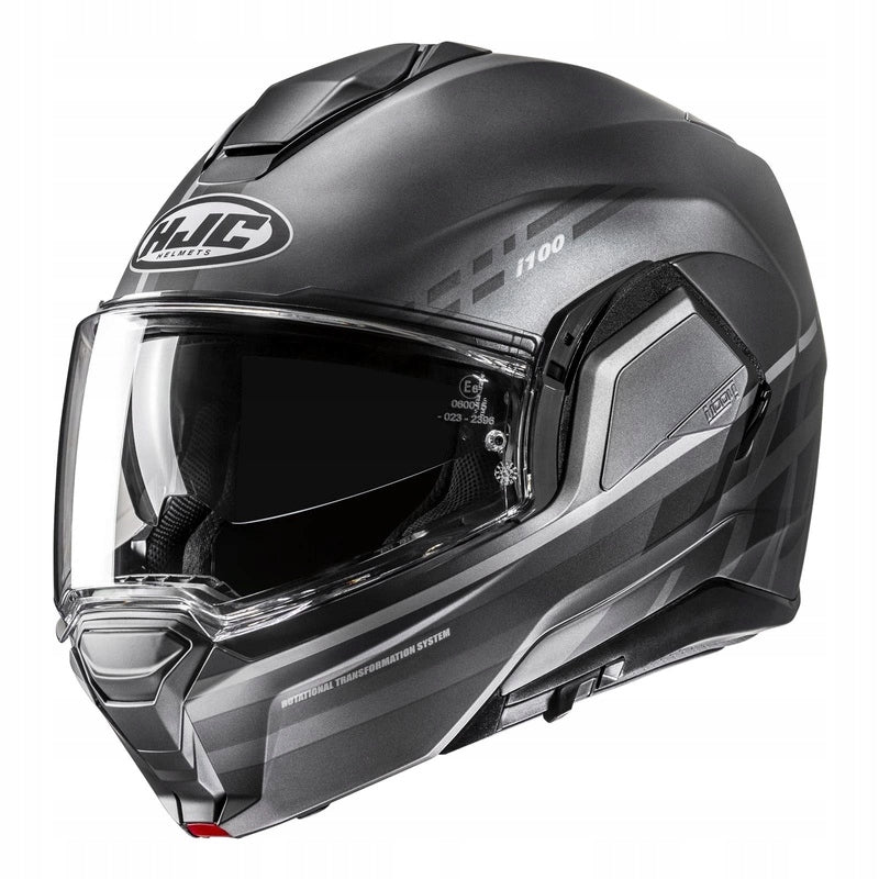 Motorcycle helmet HJC I100 SYSMA GREY grey FREEBIES