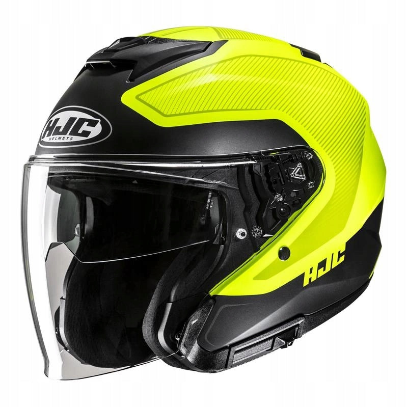 Motorcycle helmet HJC I31 TEVIS BLACK/YELLOW black yellow FREEBIES