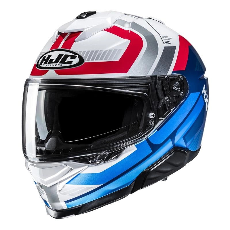 Motorcycle helmet HJC I71 VIZ BLUE/RED blue red + pinlock FREEBIES