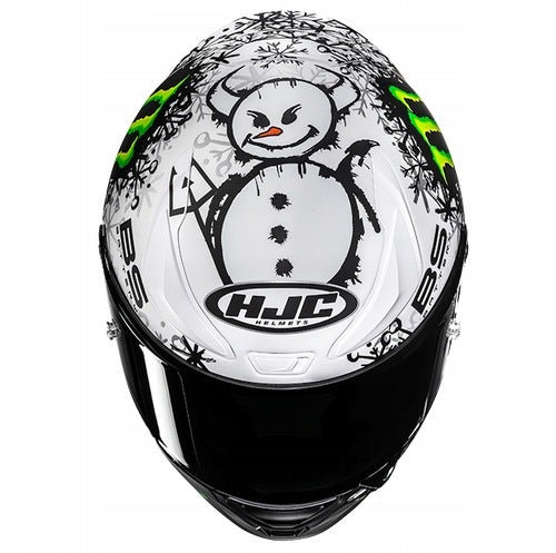 Motorcycle helmet HJC RPHA 1 V2 Carbon Snow Diablo size M Size M