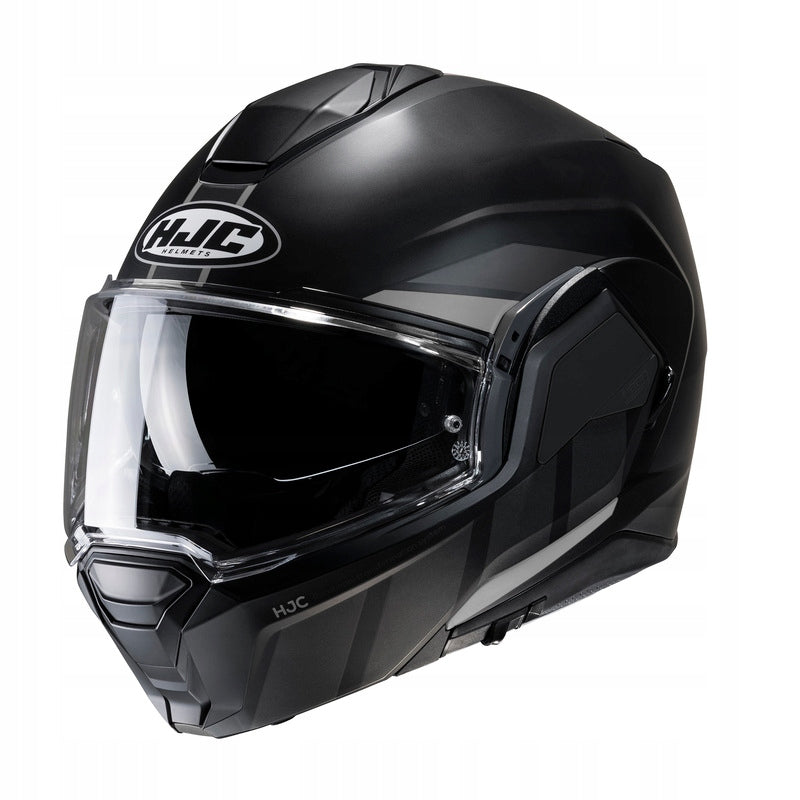 Motorcycle helmet HJC i100 Beis grey black Roz - XS