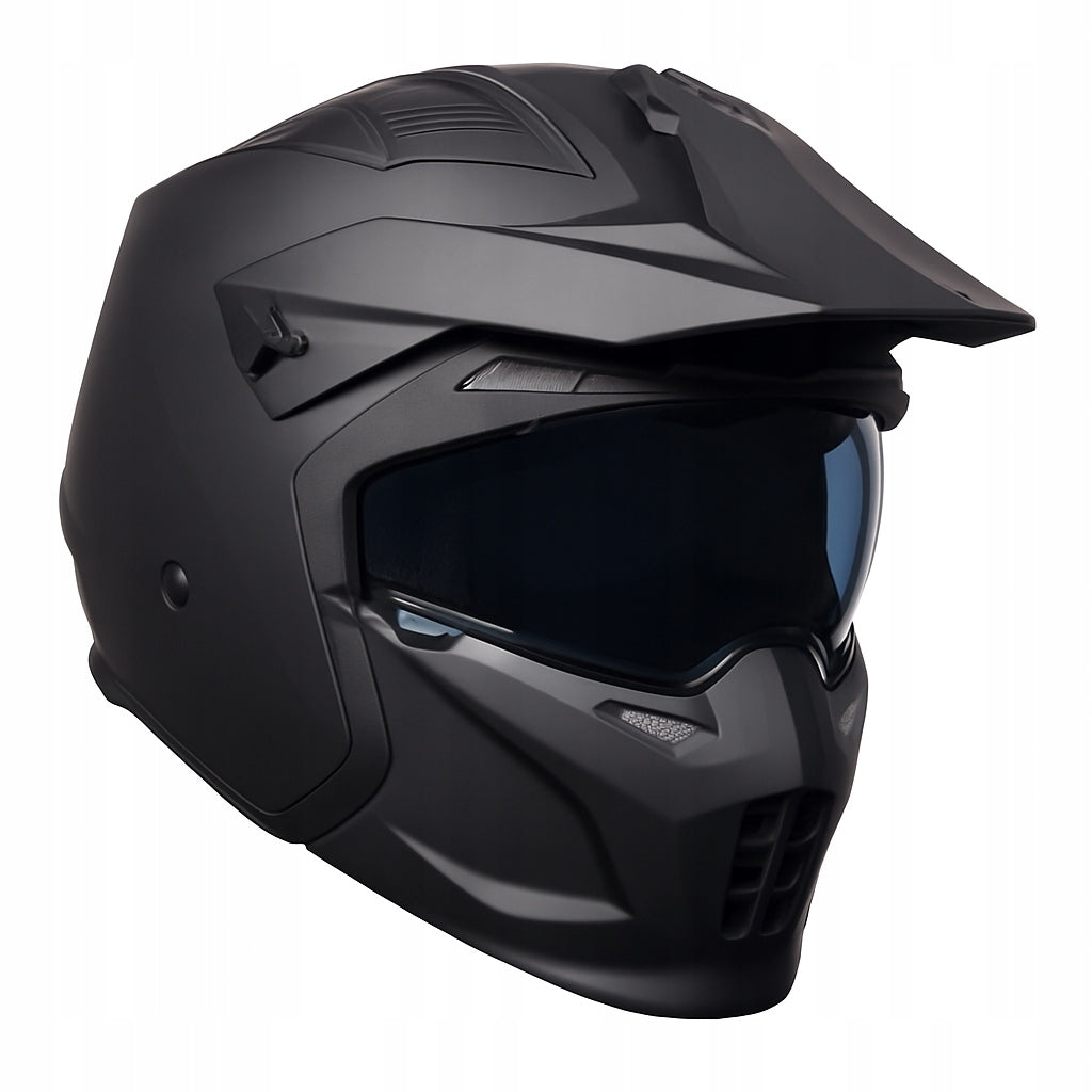 Motorcycle helmet HORN MultiX XS 53 – 54 blend detachable jaw under intercom Packaging status original