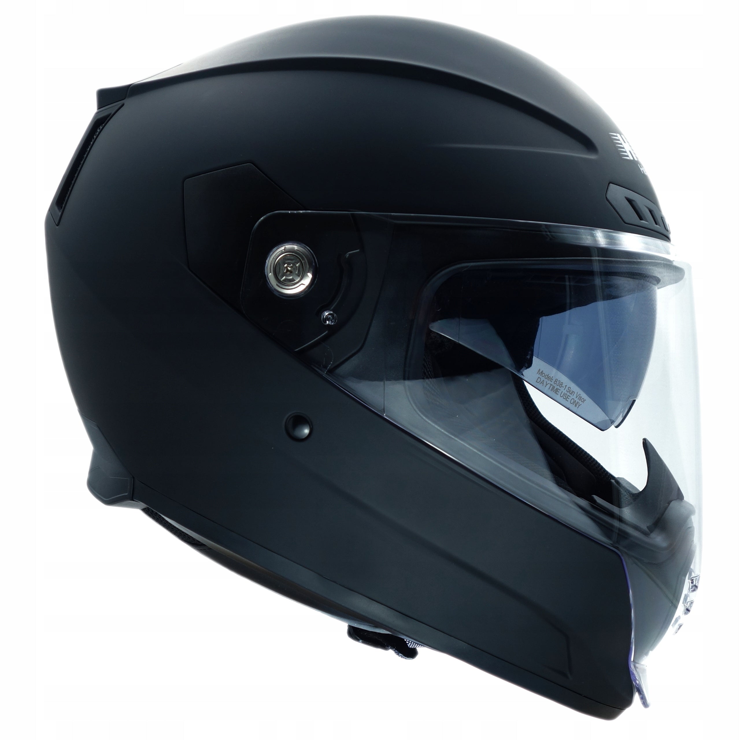 Motorcycle helmet Horn 838 Rainbow + Colourless glass ECE22-06 under intercom L Packaging status original