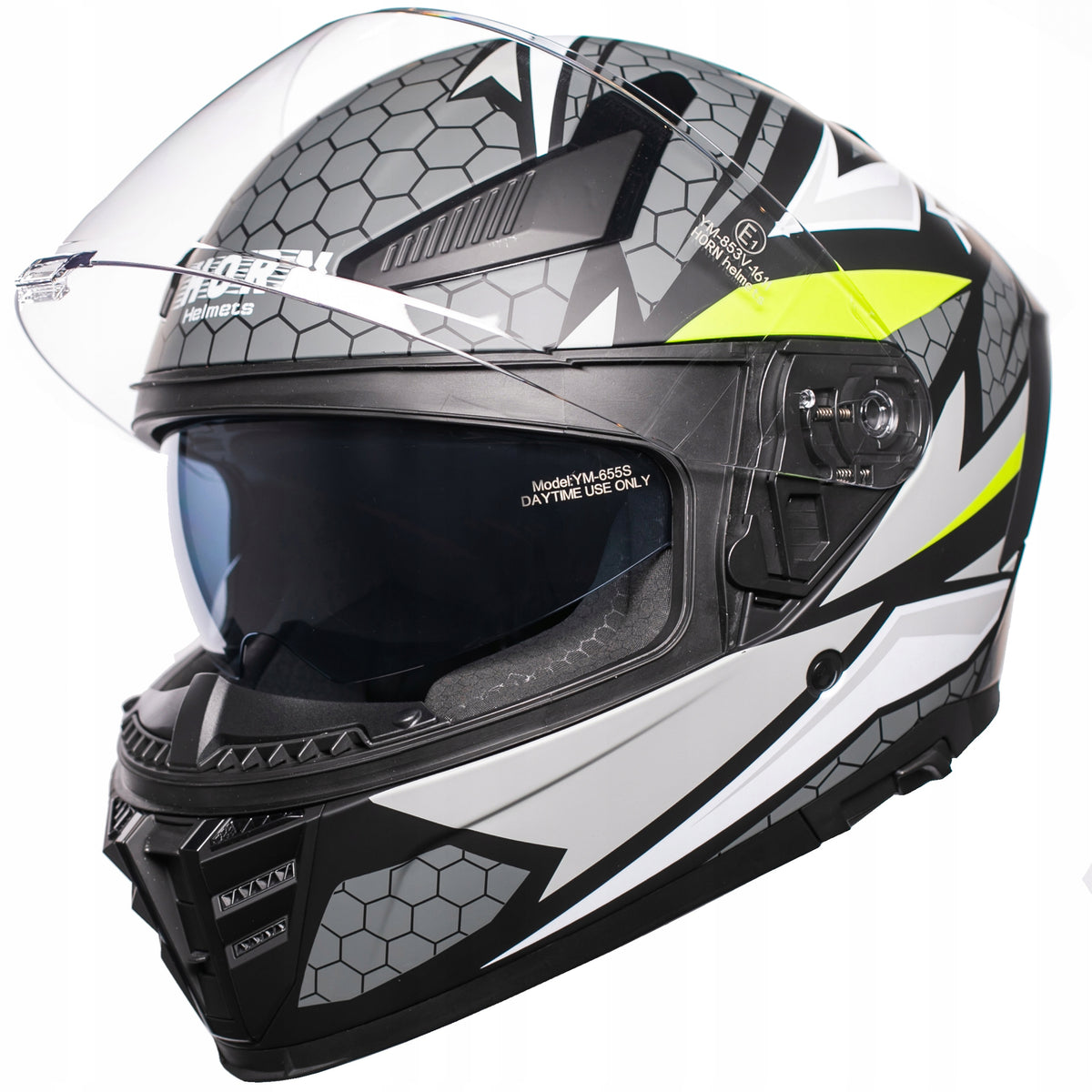 Motorcycle helmet Horn Viper Mat XS 53-54 antifog blend under intercom ECE-06 Manufacturer's catalog number kaski 853 integralny XS