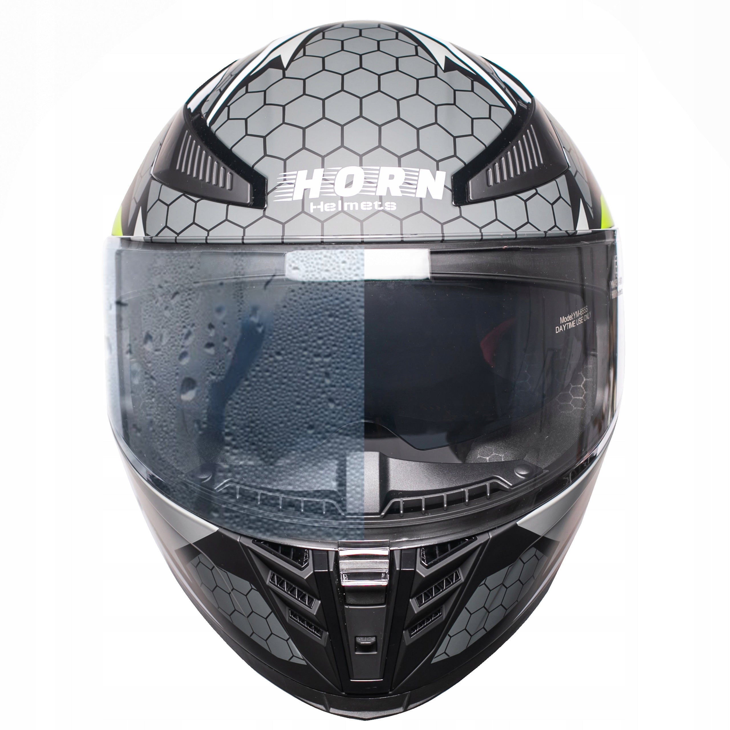 Motorcycle helmet Horn Viper Mat XS 53-54 antifog blend under intercom ECE-06 Packaging status original