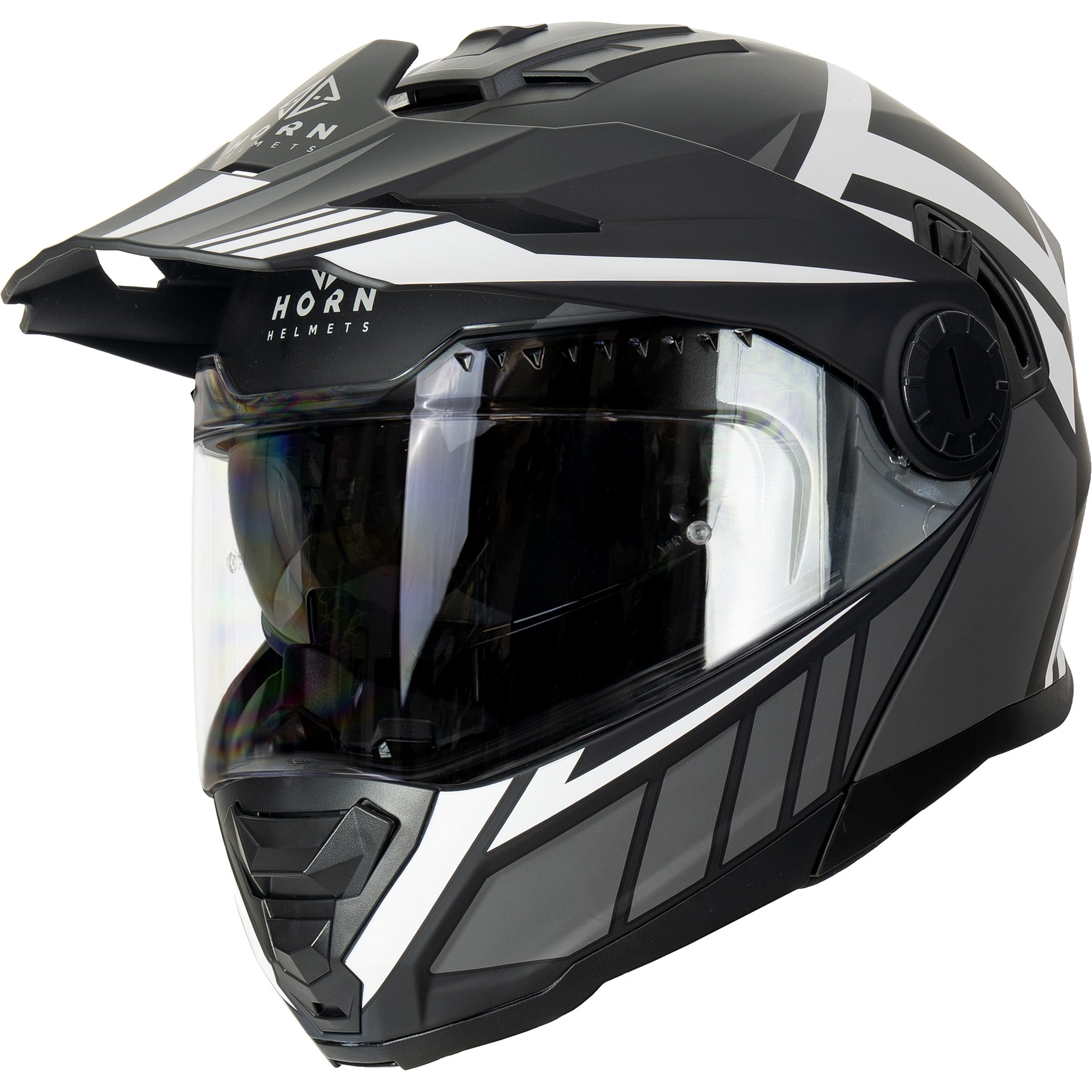 Motorcycle helmet Horn XL 61 blend ECE22-06 under pinlock intercom Packaging status original