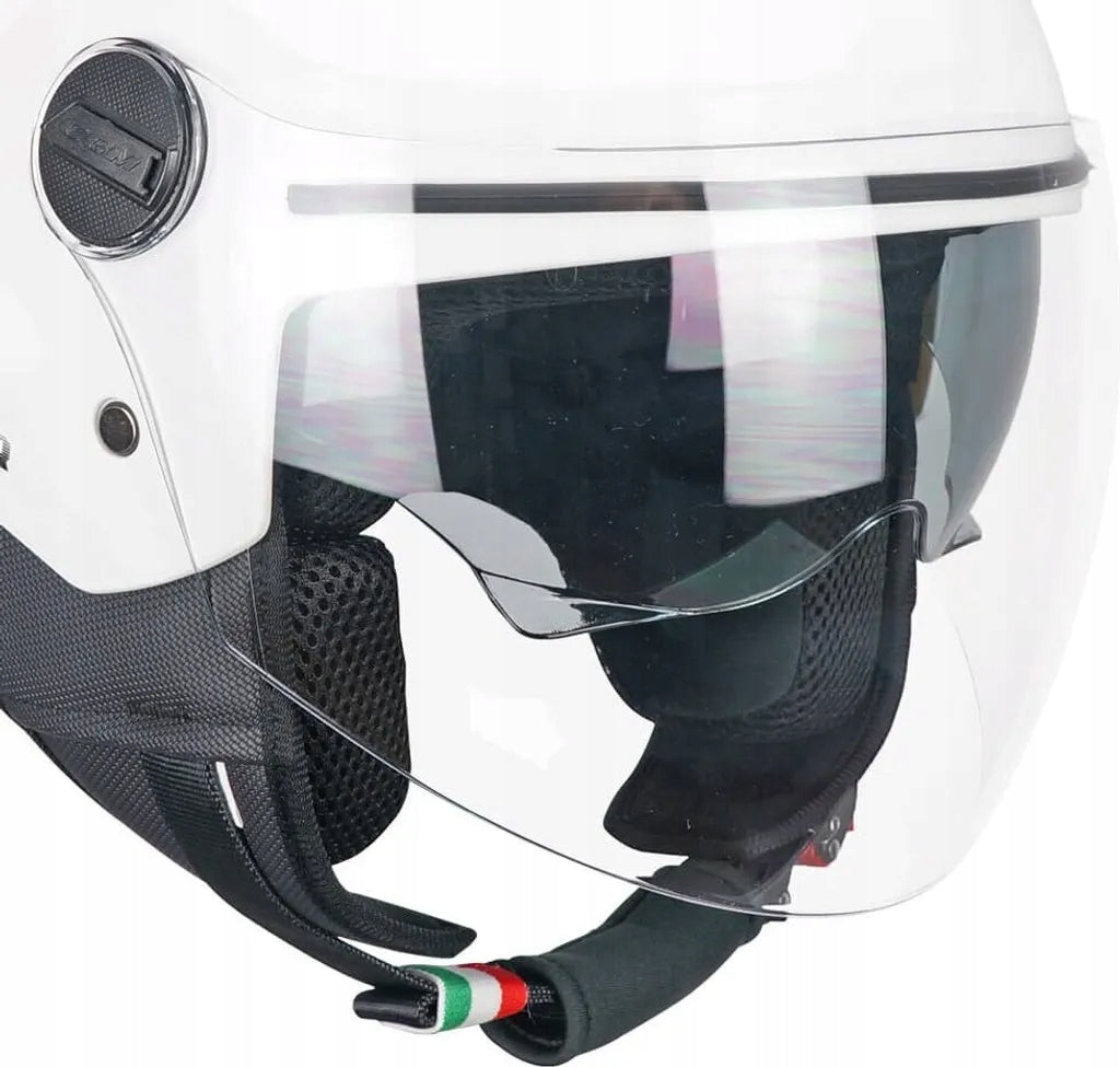 Motorcycle helmet Jet CGM 116A AIR MONO white size XXL 63-64cm