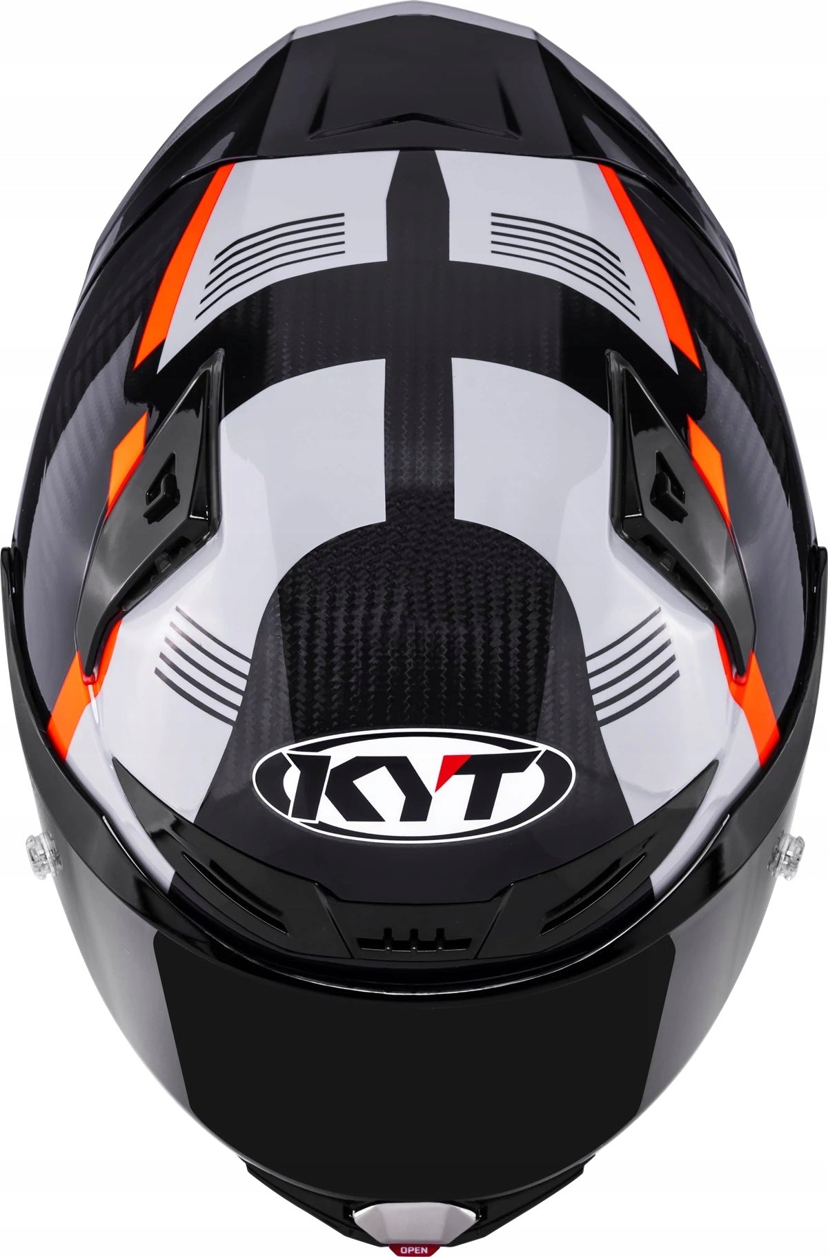 Motorcycle helmet KYT R1R CARBON ZONE ORANGE E06 M Manufacturer KYT