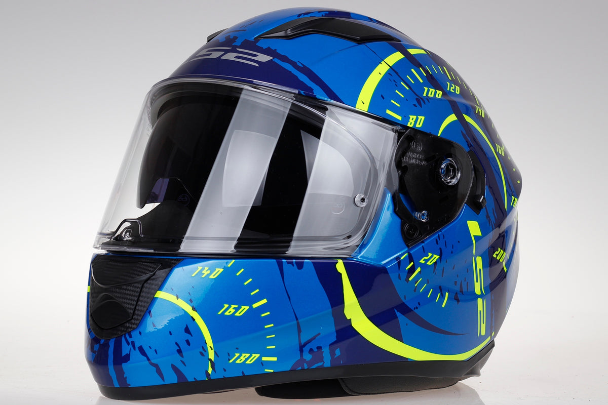 Motorcycle helmet LS2 FF320 Stream with blend Tacho blue for motor scooter Manufacturer's catalog number AK1032055265