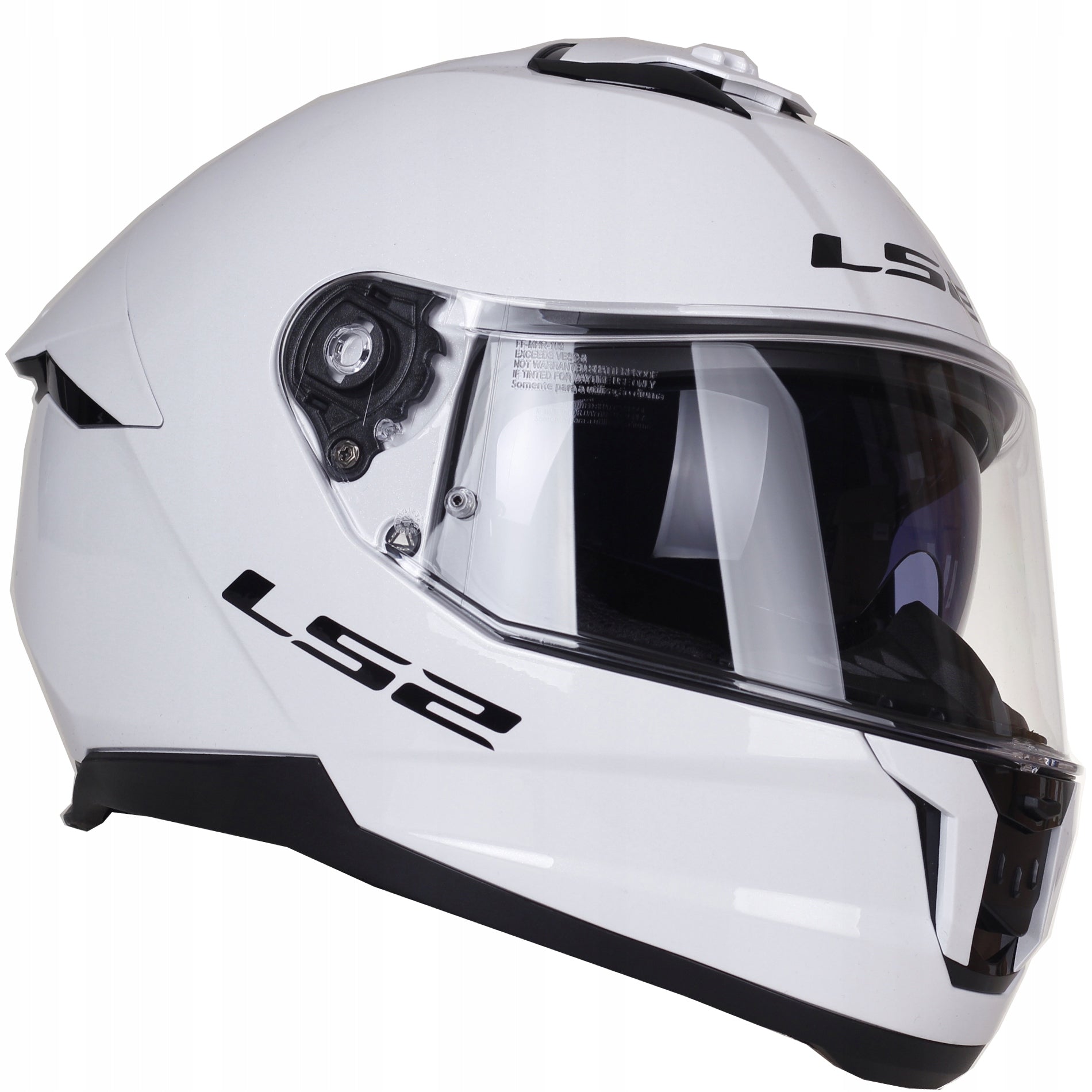 Motorcycle helmet LS2 FF808 STREAM II white blend + INTERCOM BLUETOOTH Manufacturer LS2