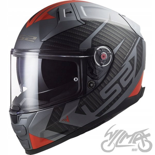 Motorcycle helmet LS2 FF811 VECTOR II SPLITTER M.TIT RED-06 size M