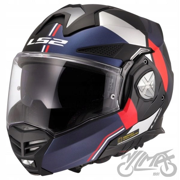 Motorcycle helmet LS2 FF901 ADVANT X ultra matt blue-red L