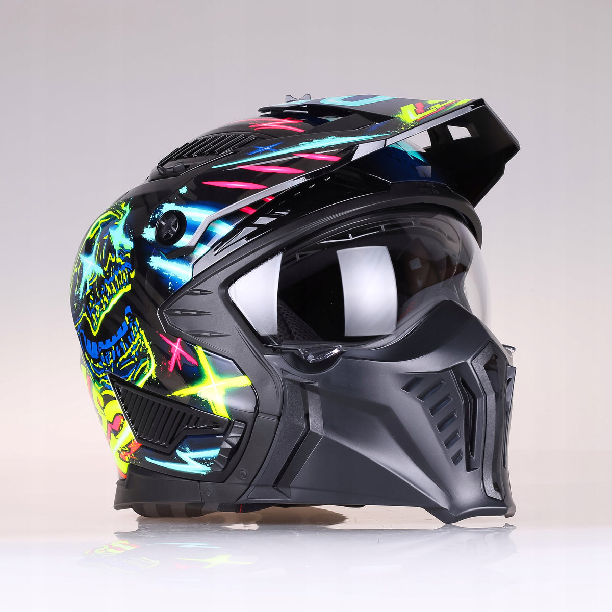Motorcycle helmet LS2 OF606 DRIFTER Rayz open detachable jaw 4in1 Manufacturer LS2