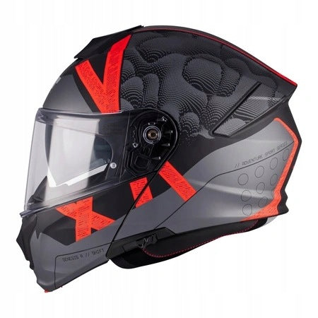 Motorcycle helmet MT GENESIS R SV SHIFT B15 MATT red fluo FREEBIES Manufacturer's catalog number 1376D55B15204