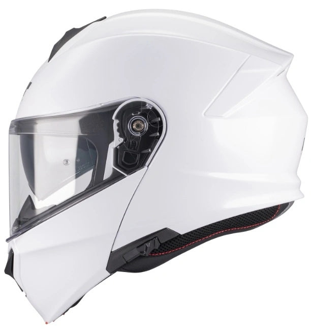 Motorcycle helmet MT GENESIS SV PURE GLOSS WHITE white FREEBIES